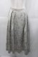 画像1: an another angelus / リリーフラワーサテンタックスカート  グレー I-25-11-04-056-CA-SK-SA-ZI (1)
