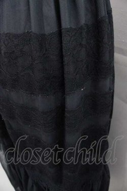 画像3: an another angelus / レース使いチュールマーメイドスカート  黒 I-25-11-04-057-CA-SK-SA-ZI