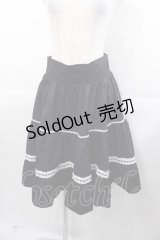 Eri Aino's Collection / シャーロットの水曜日スカート M 黒Ｘ白 I-25-11-04-059-LO-SK-SA-ZI