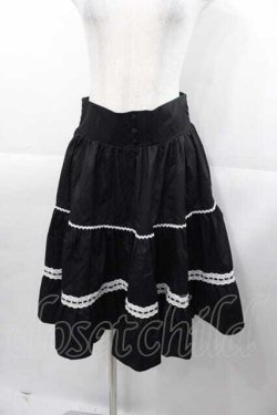 画像1: Eri Aino's Collection / シャーロットの水曜日スカート M 黒Ｘ白 I-25-11-04-059-LO-SK-SA-ZI