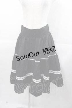 画像1: Eri Aino's Collection / シャーロットの水曜日スカート M 黒Ｘ白 I-25-11-04-059-LO-SK-SA-ZI