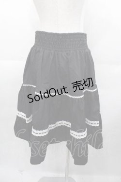 画像2: Eri Aino's Collection / シャーロットの水曜日スカート M 黒Ｘ白 I-25-11-04-059-LO-SK-SA-ZI