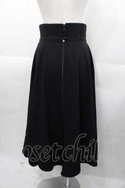 画像2: MIHO MATSUDA / 編み下げロングスカート  黒 I-25-11-04-061-GO-SK-SA-ZI