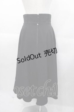 画像2: MIHO MATSUDA / 編み下げロングスカート  黒 I-25-11-04-061-GO-SK-SA-ZI