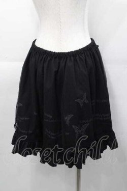 画像2: h.naoto Blood / チュール重ねスカート  黒Ｘグレー I-25-11-04-063-HN-SK-SA-ZI