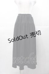 INGEBORG / カットソースカート  ブラック I-25-11-04-066-LO-SK-SA-ZI