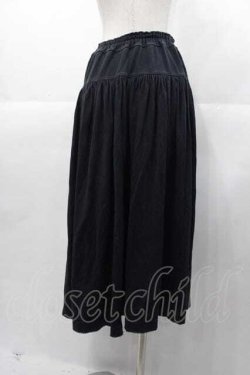 画像2: INGEBORG / カットソースカート  ブラック I-25-11-04-066-LO-SK-SA-ZI