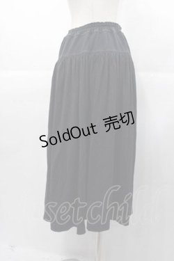 画像2: INGEBORG / カットソースカート  ブラック I-25-11-04-066-LO-SK-SA-ZI