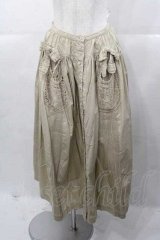 PINK HOUSE / レースポケット前開きスカート  ベージュ I-25-11-04-071-LO-SK-SA-ZI