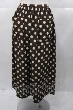 画像2: PINK HOUSE / ポルカドットスカート  ブラウン I-25-11-04-072-LO-SK-SA-ZI