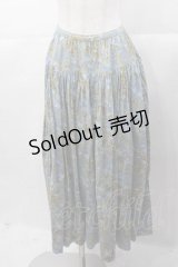 PINK HOUSE / 勿忘草プリントカットスカート  ブルー I-25-11-04-073-LO-SK-SA-ZI