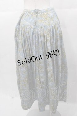 画像2: PINK HOUSE / 勿忘草プリントカットスカート  ブルー I-25-11-04-073-LO-SK-SA-ZI