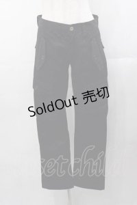 SEXY DYNAMITE LONDON / サイドポケットパンツ  黒 I-25-11-04-078-PU-PA-SA-ZI