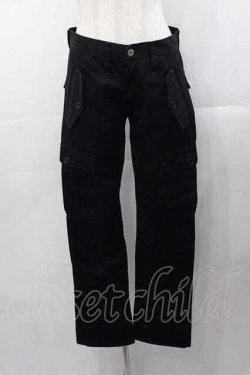 画像1: SEXY DYNAMITE LONDON / サイドポケットパンツ  黒 I-25-11-04-078-PU-PA-SA-ZI