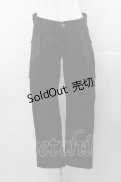 画像1: SEXY DYNAMITE LONDON / サイドポケットパンツ  黒 I-25-11-04-078-PU-PA-SA-ZI