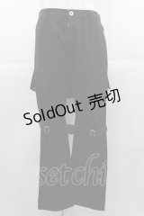 HELL CAT PUNKS / ボンテージパンツ  黒 I-25-11-04-081-PU-PA-SA-ZI