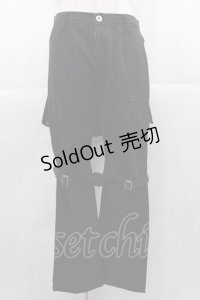 HELL CAT PUNKS / ボンテージパンツ  黒 I-25-11-04-081-PU-PA-SA-ZI