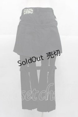 画像2: HELL CAT PUNKS / ボンテージパンツ  黒 I-25-11-04-081-PU-PA-SA-ZI