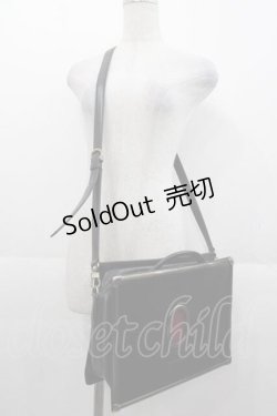 画像1: Jean Paul GAULTIER / ルビーアイショルダーバッグ  ブラック I-25-11-04-089-GO-BG-SA-ZI