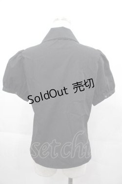 画像2: Kurumi Collaboration / マリンアカデミアブラウス M 黒 I-25-11-04-001-LO-BL-SA-ZI