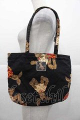 PINK HOUSE / ウサギ柄ミニバッグ  ブラック I-25-11-04-091-LO-BG-SA-ZI