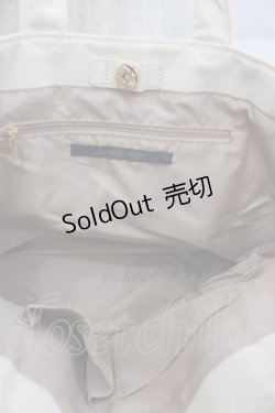 画像4: an another angelus / チュールフリルキャンバストートバッグ  アイボリー I-25-11-04-092-CA-BG-SA-ZI