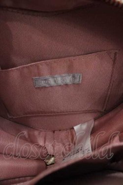 画像4: axes femme POETIQUE / ロゴプレートハートポシェット  赤 I-25-11-04-094-AX-BG-SA-ZI