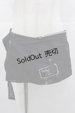 画像1: h.NAOTO / Psycho le Cemuコラボ五芒星ファンタジーウエストポーチ  ブラック I-25-11-04-095-HN-ZA-SA-ZI