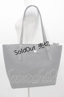 画像1: Maison de FLEUR / モノグラムトートバッグ  黒 I-25-11-04-097-LO-BG-SA-ZI