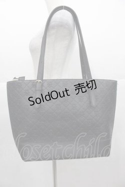 画像2: Maison de FLEUR / モノグラムトートバッグ  黒 I-25-11-04-097-LO-BG-SA-ZI