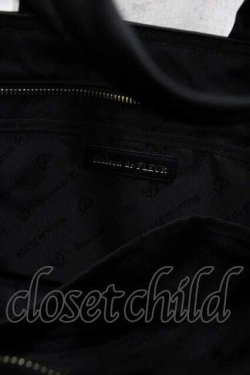 画像4: Maison de FLEUR / ボンネルリボンショルダーバッグ  黒 I-25-11-04-100-LO-BG-SA-ZI