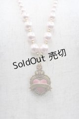 Angelic Pretty / Noble Collectionネックレス  ピンク I-25-11-04-103-AP-AC-SA-ZI