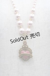 Angelic Pretty / Noble Collectionネックレス  ピンク I-25-11-04-103-AP-AC-SA-ZI