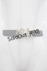 axes femme / リボンゴムベルト  ゴールドＸ黒 I-25-11-04-104-AX-BL-SA-ZI