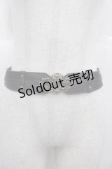 Kurumi Collaboration / マリンアカデミアベルト  黒Ｘゴールド I-25-11-04-105-LO-ZA-SA-ZI