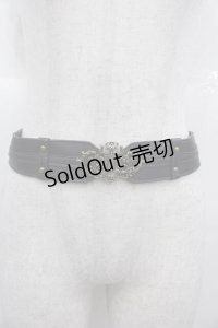 Kurumi Collaboration / マリンアカデミアベルト  黒Ｘゴールド I-25-11-04-105-LO-ZA-SA-ZI