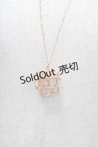 axes femme / 鳥かごねこネックレス  ピンクゴールド I-25-11-04-107-AX-AC-SA-ZI