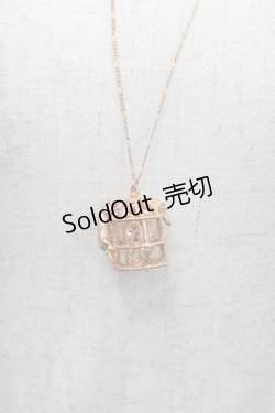 画像1: axes femme / 鳥かごねこネックレス  ピンクゴールド I-25-11-04-107-AX-AC-SA-ZI