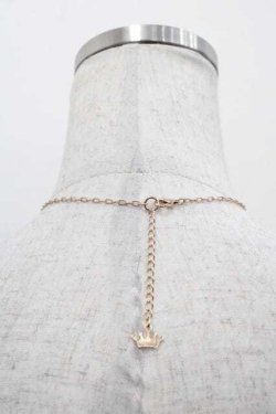 画像2: MILK / クラウン&蝶モチーフネックレス  ピンク I-25-11-04-108-ML-AC-SA-ZI