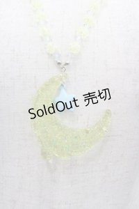 Angelic Pretty / Melty Moonネックレス  イエローＸシルバー I-25-11-04-109-AP-AC-SA-ZI