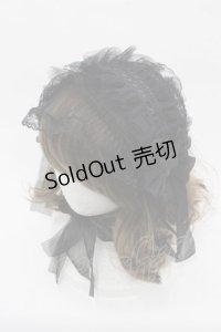 LOLITAその他(お買取対象外) / 蝶レースチュールヘッドドレス  黒 I-25-11-04-111-LO-AC-SA-ZI