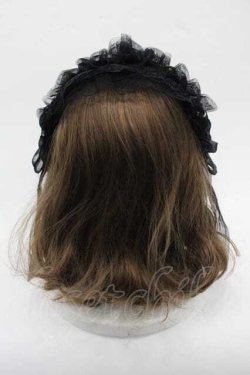 画像3: LOLITAその他(お買取対象外) / 蝶レースチュールヘッドドレス  黒 I-25-11-04-111-LO-AC-SA-ZI