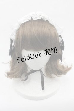 画像2: SPINNS / パールリボンヘッドドレス  黒Ｘ白 I-25-11-04-113-LO-AC-SA-ZI