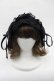 画像2: Whinny / リボンレースヘッドドレス  黒 I-25-11-04-114-PU-AC-SA-ZI (2)