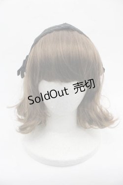 画像2: m petit by misako / ハートレースリボンヘッドドレス  黒 I-25-11-04-115-LO-AC-SA-ZI