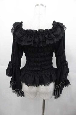 画像2: Vallee lys / Blossom Breeze Blouse  黒 I-25-11-04-014-GO-BL-SA-ZI