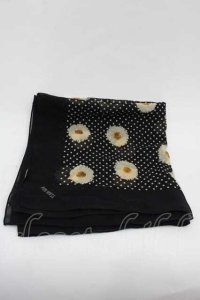 PINK HOUSE / マーガレット水玉大判スカーフ  ブラック I-25-11-04-119-LO-ZA-SA-ZI