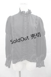 Eri Aino's Collection / シャーロットの水曜日ブラウス M 黒 I-25-11-04-002-LO-BL-SA-ZI