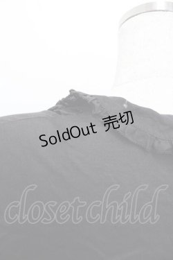 画像3: KANEKO ISAO / リボン付き長袖ブラウス  ブラック I-25-11-04-018-EL-BL-SA-ZI