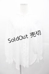 PINK HOUSE / フード付き長袖ブラウス  ホワイト I-25-11-04-019-LO-BL-SA-ZI